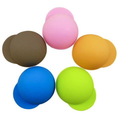 5 Pcs Bouchon Canette Boisson Color Bouchon De Bouteille En Silicone Couvercles De Canette De Boisson Fermeture De Canette De Boisson 5 Couleurs P