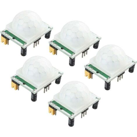 5 pcs Corps humain Pyroelectric détecteur de capteur de détection de mouvement PIR infrarouge modules