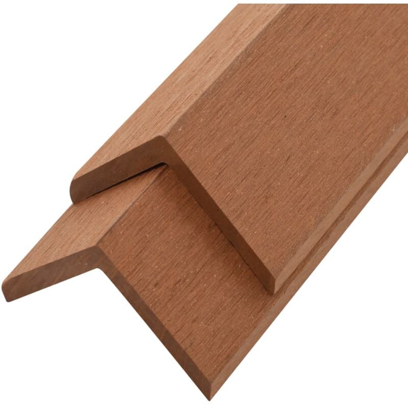 Vidaxl - 5 pcs Decking Angle Trims wpc 170 cm Light Brown