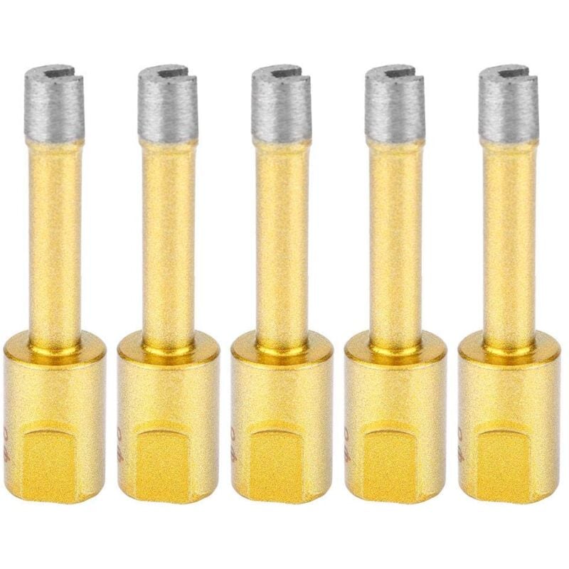 5 Pcs Diamant Angle Grinder Trou Ouverture Trou Scie Forets Outil De Coupe pour Marbre Verre Céramique Mur De Tuile Granit(8mm),Scie Cloche