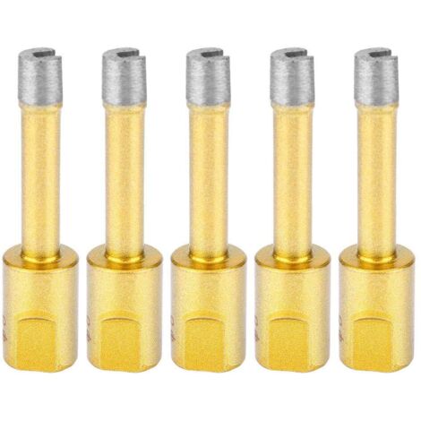 5 Pcs Diamant Angle Grinder Trou Ouverture Trou Scie Forets Outil De Coupe pour Marbre Verre Céramique Mur De Tuile Granit(8mm),Scie Cloche