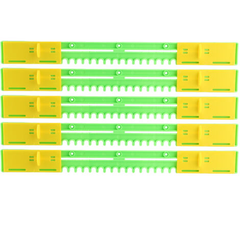 5 Pcs Durable Beehive Door Entrance Gate AntiEscape Beekeeper Plastic Tool(10 Frames for Chinese European 41cm)
