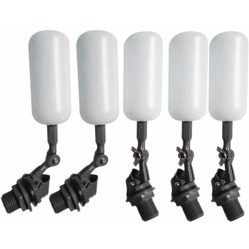 BSR - tonchean Autres accessoires de robinetterie,5 Pcs Eau Flotteur Valve Automatique Abreuvoir Bol Remplir Réservoir d'alimentation Eau pour