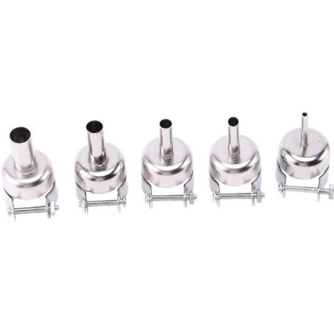 5 PCS Embouts Universels pour Stations de Soudage à Air Chaud 850 852D 898 858