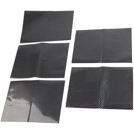 5 PCS Film Protecteur Voiture Télécommandée en Fibre de Carbone Anti-Rayures pour Capot et Carrosserie