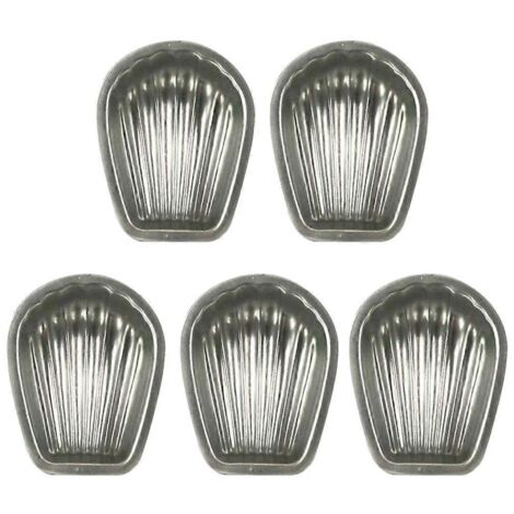 5 PCS for Shell Shaped Cake Pan Heavy Carbon Nonstick DIY Madeleine Baking Cake