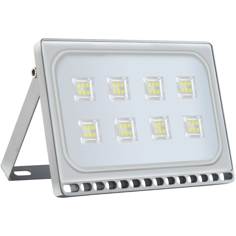 

5 PCS Lámpara de exterior LED 50W SMD Floodlight blanco frío