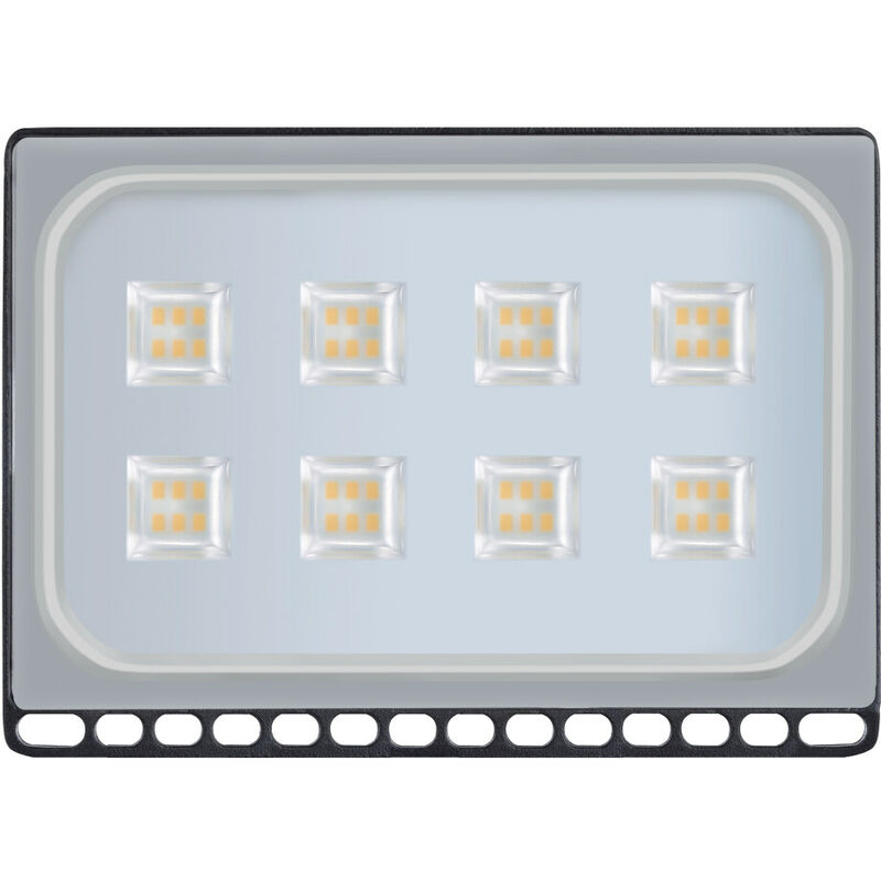 

5 PCS Lámpara LED de reflector para exteriores de 50 vatios SMD blanco cálido