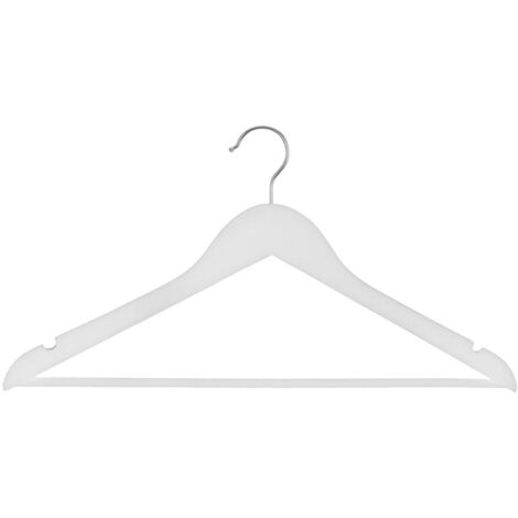 5 perchas blancas de madera - 5five