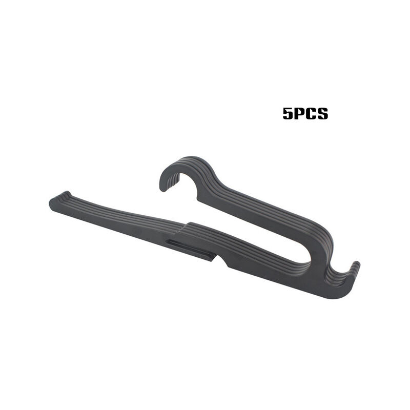 5 pezzi appendiabiti salvaspazio in plastica con