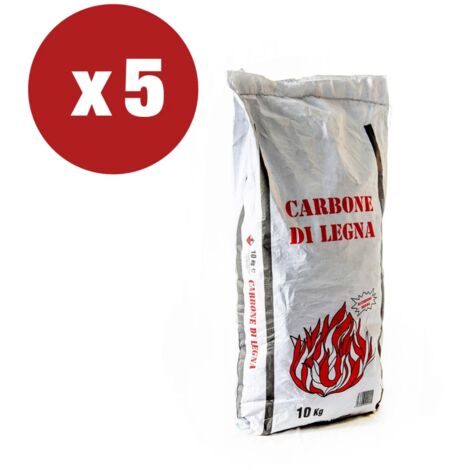 5 pezzi carbonella 10 kg