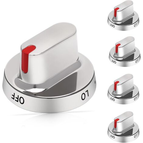 5 pezzi DG64-00472A / DG64-00347A Manopole per fornelli compatibili con le manopole per fornelli a gas Samsung DG64-00473A, DG64-00347B Manopola per fornelli, sostituisce FX710bgs, NX58F5500SS