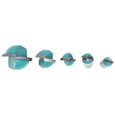 5 pezzi di fresa a gambo da 6 mm, fresa a gola rotonda CNC, utensili per lavorazione del legno, 6 mm/8 mm/10 mm/12 mm/18 mm