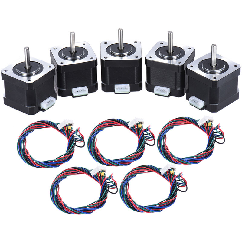5 pezzi Nema 17 Stepper Stepper Motor Drive