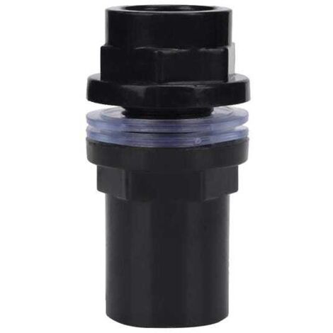 5 pezzi Raccordi per tubi dell'acqua per acquario in PVC Connettore per tubo dritto Accessori per acquario (25 mm)
