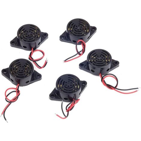 5 pezzi SFM-27 DC 3-24 V cicalino elettronico allarme sonoro segnale acustico continuo (confezione da 5) CYT1083