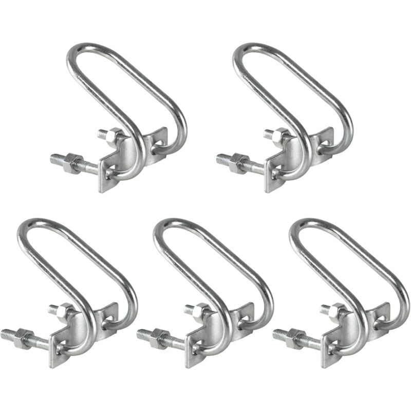 5 pièces Porte Parapluie de Balcon Porte Parapluie de Chaise de Pêche Base de Parasol Compact Support de Montage Universel en Métal Support de