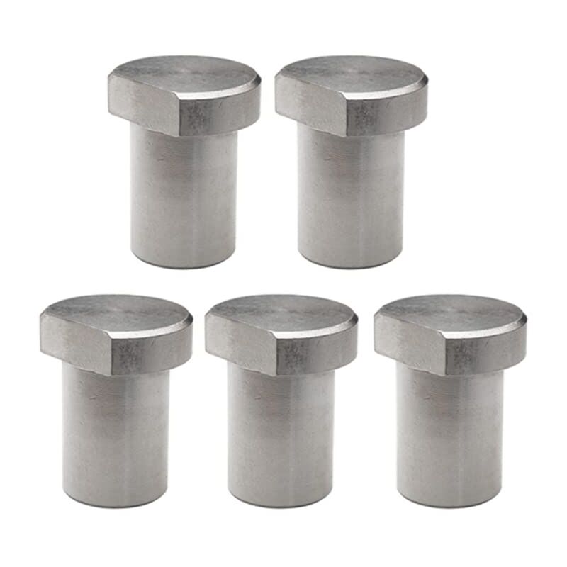 Aougo - 5 Pièces Séries Établi en Acier Inoxydable Peg Frein Arrêts Pince à Dégagement Rapide Table de Travail Du Bois Limite Bloc Outil de Travail