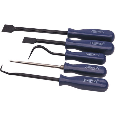 5-Piece Professional Scraper and Remover Set (Model 35100) for Paint, Adhesive, and Vinyl Removal