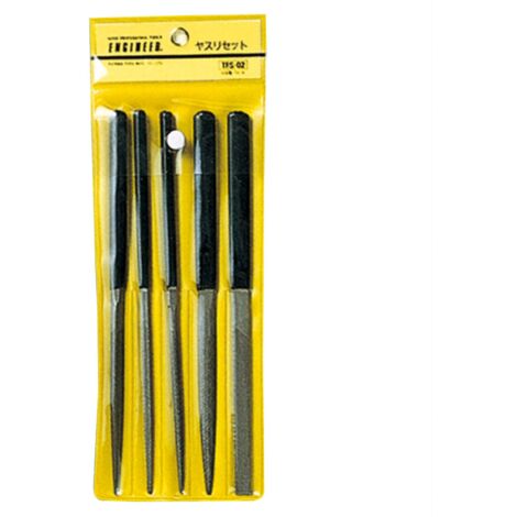 5 piece small size mini file set (High quality, Japanese). Engineer tfs-02