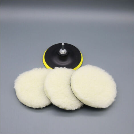 5 pièces 180mm laine polissage éponge disque polissage tampons de polissage pour Machine à polir Machine à polir