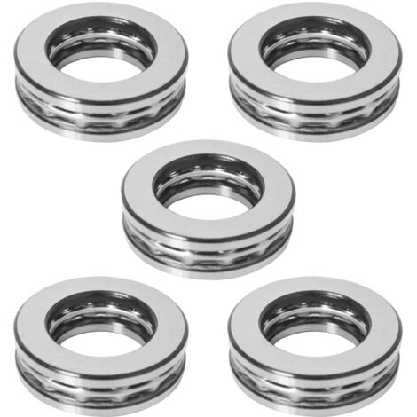 5 pièces 51104 butée à billes roulement à billes convexe piste avion roulement axial de haute précision simple défilement rondelle roulements à billes 20x35x10mm