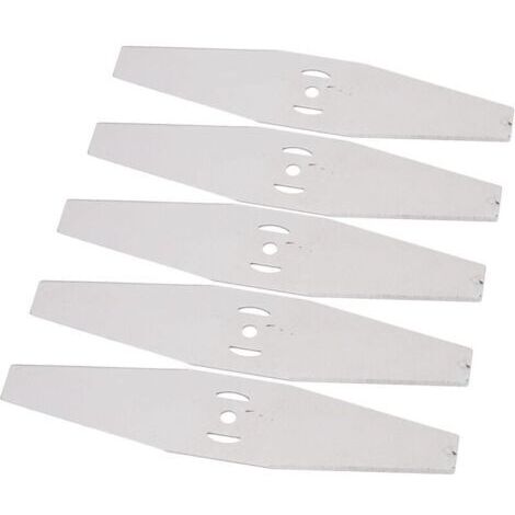 5 Pièces Accessoire pour Coupe-Bordure sans Fil, Lame de Rechange en métal, Lames de Coupe Herbe sans Fil, Accessoires, pour Pelouse Jardin Terrain Agricole