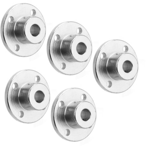 5 Pièces Accouplement à Bride en Acier C45 pour Transmission Mécanique, Diamètre Intérieur 8mm, Accessoire Industriel pour Arbres