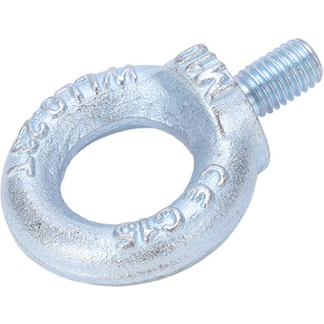 5 Pièces Anneaux de Levage Filetés M10 en Acier Q235, Boulons à Œillet avec Revêtement de Zinc Électrolytique pour Applications Industrielles