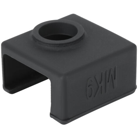 5 pièces Bloc Chauffant E3D-V6 MK8/MK9 en Aluminium avec Housse de Protection en Silicone pour Imprimante 3D
