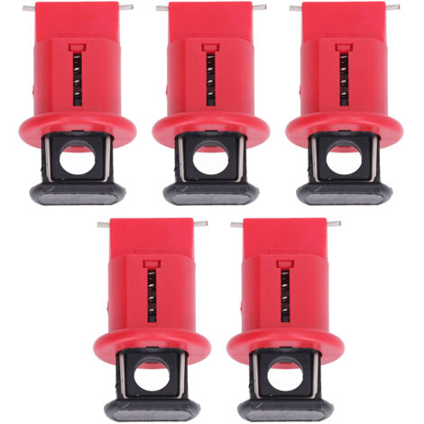 5 Pièces Bloc de Bornes Isolant pour Disjoncteur Miniature, Sécurité Électrique Zone Industrielle