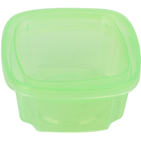 5 pièces Boîte de Rangement Nourriture Bébé Portable Mini Boîte à Goûter Bébé Professionnelle PP Vert