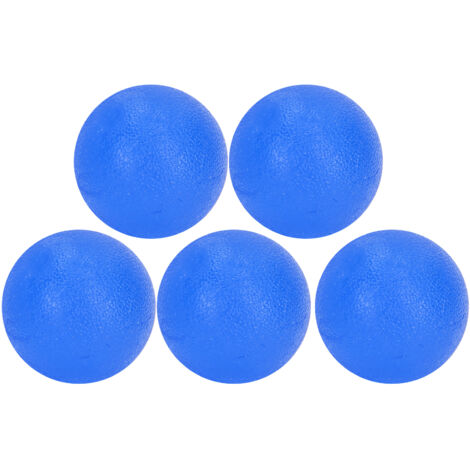 5 pièces Boule de Prise de Force pour Rééducation des Doigts et Entraînement du Poignet Bleu 30 Degrés