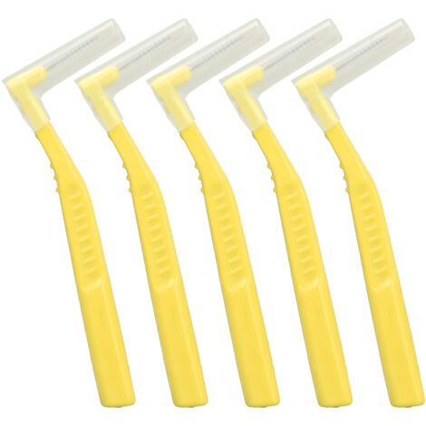 5 pièces Brossettes Interdentaires en L - Nettoyage Efficace, Élimination de la Plaque et Soin des Dents pour Appareil Dentaire