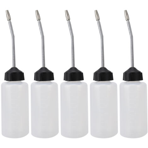 5 Pièces Buse Allongée pour Machine à Coudre, Distributeur d'Huile 120mL avec Embout