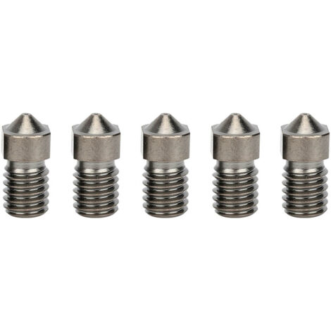 5 Pièces Buse Imprimante 3D Acier Trempé Super Résistant Accessoires 0.2mm Fournitures Impression