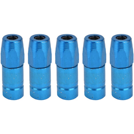 5 Pièces Buse Plate pour Pistolet à Graisse, Embout Robust et Résistant à l'Usure pour Entretien d'Équipement