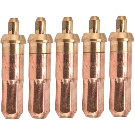 5 Pièces Buses de Découpe Acétylène Laiton Cuivre pour Torche de Soudage Accessoires Consommables