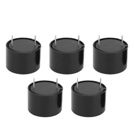 5 Pièces Buzzer Actif Piézoélectrique Alarme Continue Sonore Beeper HS‑2316 3‑24V DC