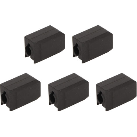 5 Pièces Cache Hotend Silicone Noir Anti-Adhésif pour Bambu Lab X1 Carbon P1P, Protection Stable Bloc Chauffant