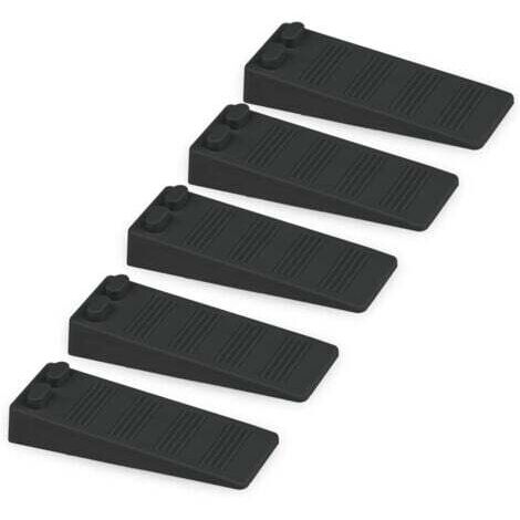 5 pièces cale porte caoutchouc souple, Hauteur Reglable Antidérapante bloc, Non Toxique, Non Odeur arrêt de po
