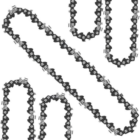 5 Pièces Chaine Tronconneuse 6 Pouces Chaine Tronçonneuse 37 Maillons d'entraînement Chaine de Tronconneuse pour les Jardins, les Fermes, la Charpenterie, l'aménagement Paysager