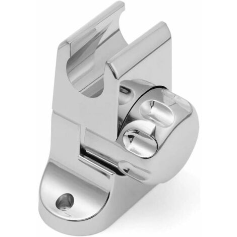 5 pièces chrome salle de bain réglable pommeau de douche support salle de bain piédestal support pivotant ABS