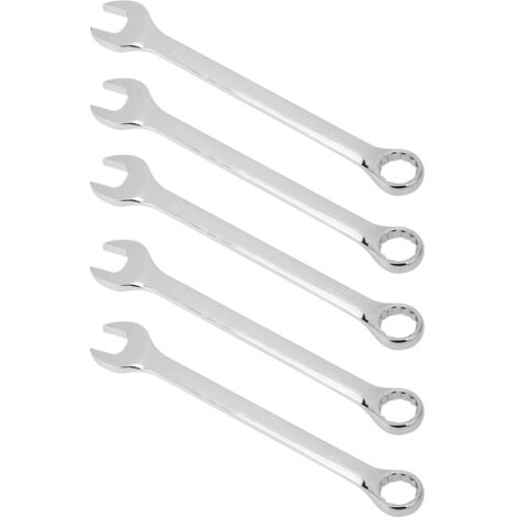 5 Pièces Clé à Cliquet Double Usage Chrome Vanadium 22mm - Outillage à Main