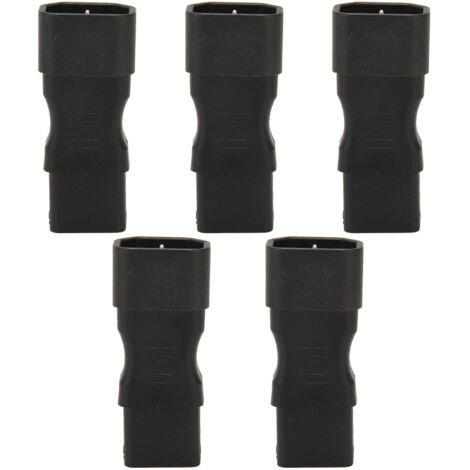 5 Pièces Connecteur d'Alimentation IEC320 C14 vers IEC240 C13, Cordon d'Extension pour PDU, Ordinateur, TV, Imprimante, Moniteur, 250V 2.5A 10A