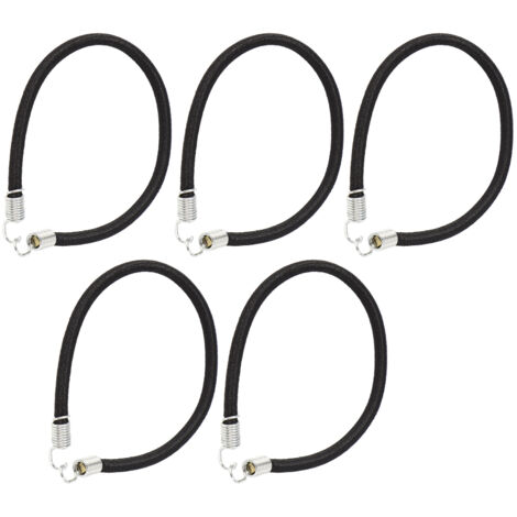 5 pièces cordes élastiques de toit pour voiture RC 1/10, accessoire de rangement pour crawler, noir 10cm