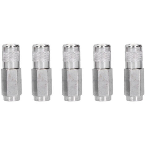 5 Pièces coupleur de pistolet à graisse Buses plates de pistolet à graisse résistant à l'usure durable pour l'entretien de l'équipement embouts pour pompe à graisse pistolet de graissage