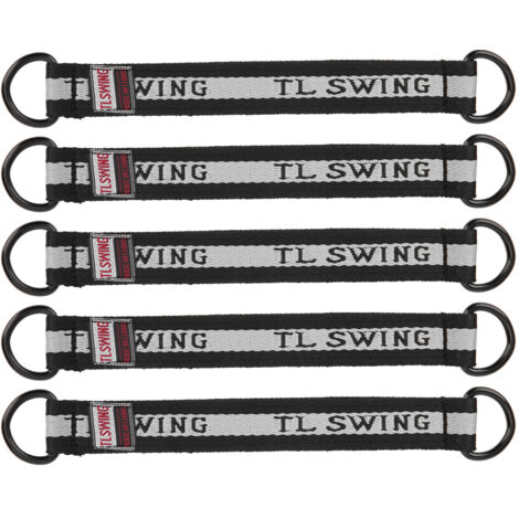 5 pièces Courroies de Suspension 24 cm pour Chaise Hamac, Accessoires Balançoire Intérieur Extérieur