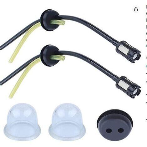 5 Pièces Durite Essence Debroussailleuse Pieces Detachees Filtre Essence pour Tondeuse Taille Haie Taille Bordure