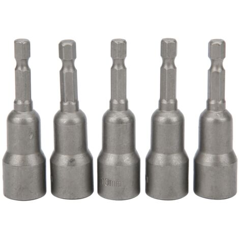 5 pièces embouts à douille hexagonale professionnels pour clé à chocs 13mm